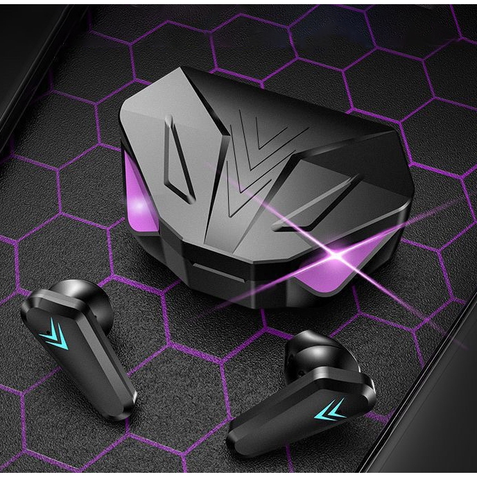Fone Gamer X15 Bluetooth 5.0 TWS com Baixa Latência e Som Estéreo