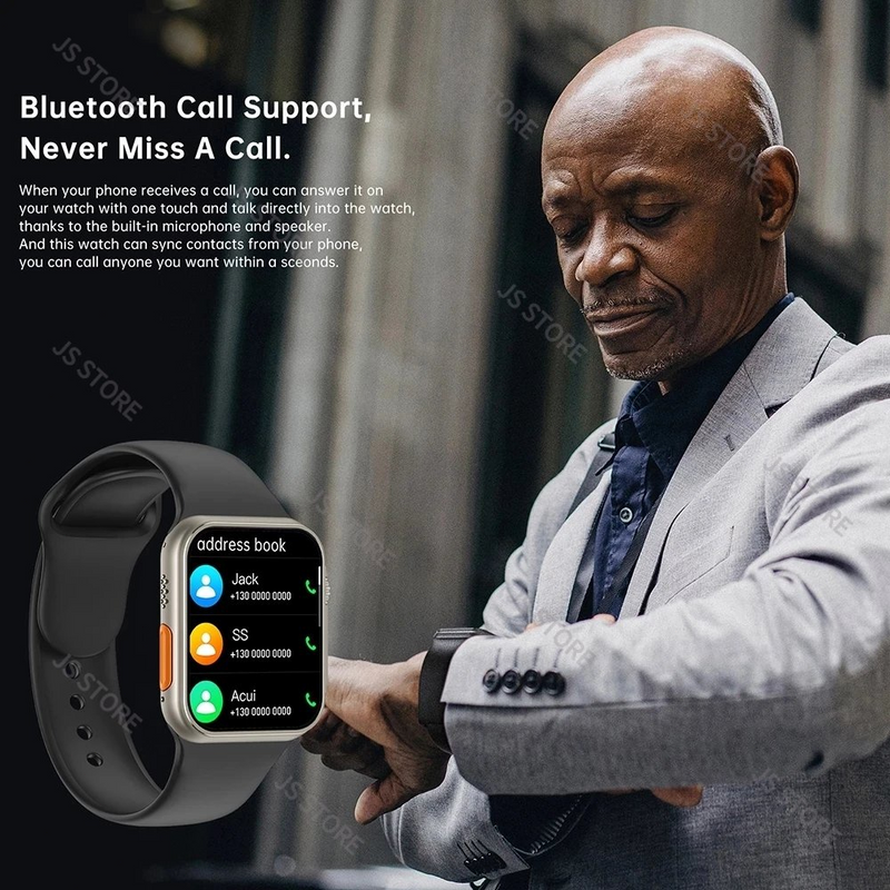 Smartwatch T800 Ultra 2.4 HD – Tela 45mm, Digital, Unissex