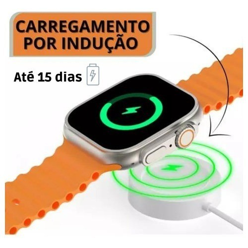 Smartwatch X9 Ultra Série 9 – GPS, NFC, Bússola, 49mm, Android e iOS