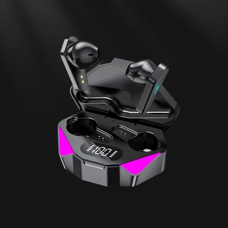 Fone Gamer X15 Bluetooth 5.0 TWS com Baixa Latência e Som Estéreo
