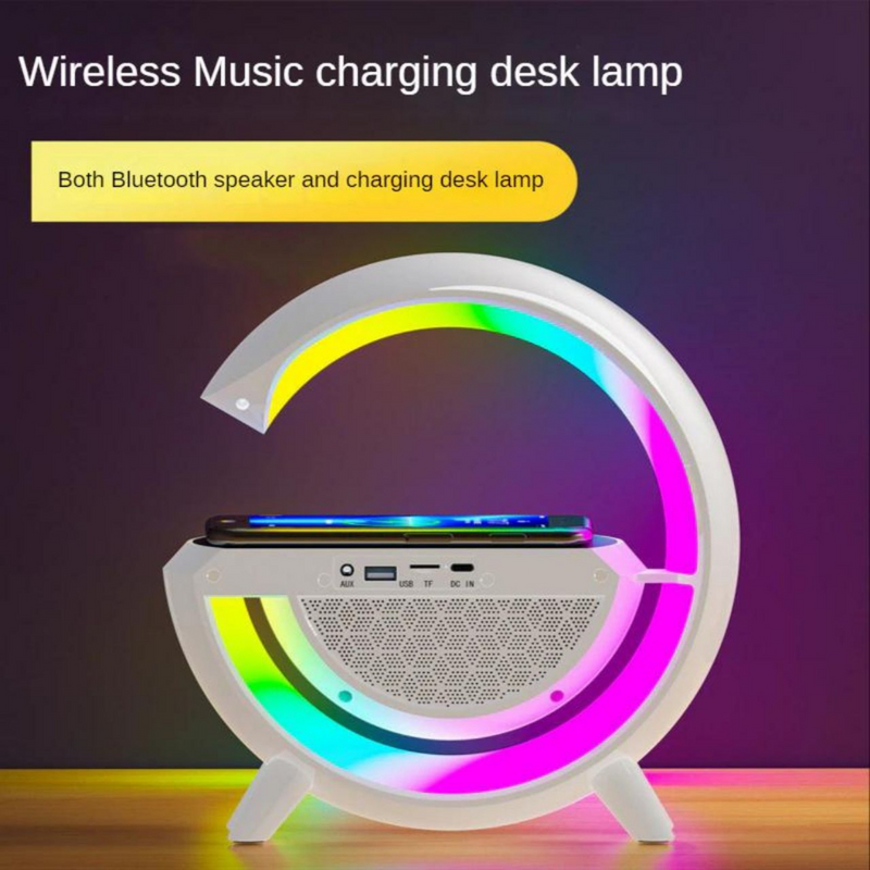G-Speaker Smart: Caixa Bluetooth com Carregamento por Indução e Luminária Integrada para Celulares