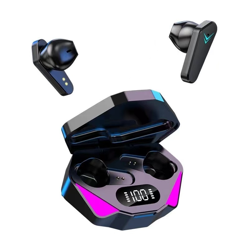 Fone Gamer X15 Bluetooth 5.0 TWS com Baixa Latência e Som Estéreo